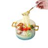 Buy cheap Simple Gradient Blue 4mm Glass Cutlery Salad Bowl from wholesalers