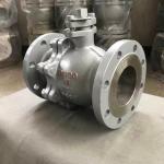 PN20 PN50 Stainless Steel 304 316 CF8 CF8M Flange End Ball Valve for Chemical