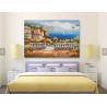 Buy cheap Handmade Mediterranean Landscape Oil Painting Garden Scene Oil Painting for Decor from wholesalers