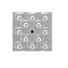 Buy cheap TypeIII-M 2x6 In 1 LED Light Lens SMD 3030 50x50mm Transparent from wholesalers