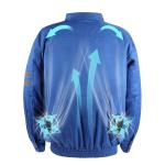 Buy cheap Windbreaker Cooling Fan Jacket 10050mAh Air Conditioned Clothing from wholesalers