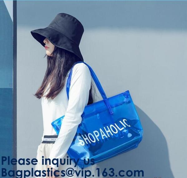 Buy cheap Designer Bag,Lady Fancy Bag,Wholesale PVC Beach Bag,Women Summer Beach Bag Vinyl PVC Tote Handbags Shoulder bags from wholesalers