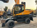Korea Used Hyundai Excavator for sale Second Hand R210w-9 Wheel 21950KW 21 Ton