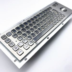 Buy cheap Panel Mounted Metal Computer Keyboard Violence Resist Explosionproof IP65 / IK07 from wholesalers