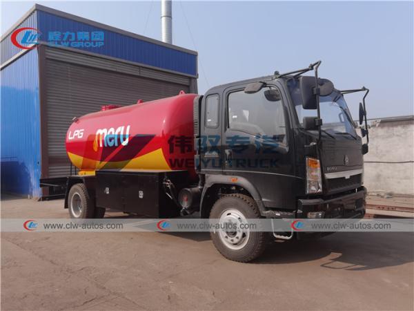 Buy cheap Howo 10000L 15000L Butane Propane Tanker Truck from wholesalers