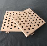 Customized Size Exterior Wall Panels Brushed Aluminum Veneer For Building