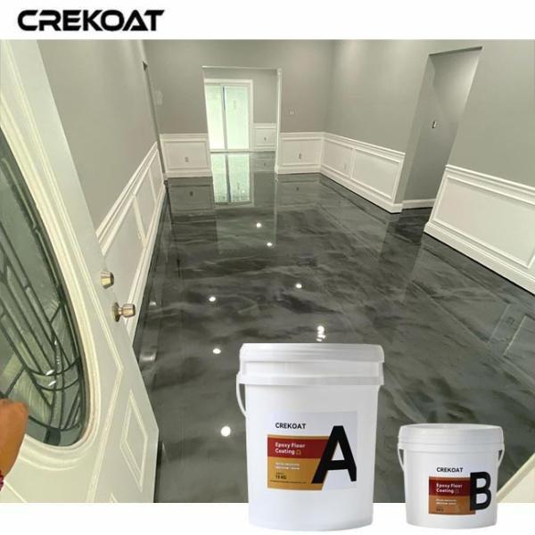Buy cheap High Reflectivity Silver Metallic Epoxy Mirror-Like Finish Fast Cure Time For Minimal Downtime from wholesalers