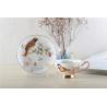 Buy cheap SGS 12OZ Elegant Bone China Cappuccino Cups Afternoon Tea Set from wholesalers