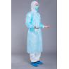 Buy cheap Blue Non Woven 37g Disposable Surgical Isolation Gown from wholesalers