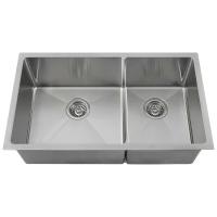 Buy cheap 220mm Satin Undermount Stainless Steel Kitchen Sink 18 Gauge product