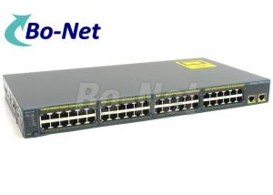 Wholesale Cisco Gigabit Switch WS-C2960+48TC-S Cisco Gigabit Switch48port layer 2  managed network switch LAN BASE with SFP from china suppliers
