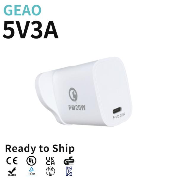 Buy cheap 5V 3A GaN Fast Charging Iphone Charger 20W Max Output Safety from wholesalers