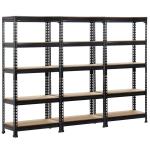 Metal Angle Steel Rack Boltless Stacking 4-5 Layer Outer Hoist Hole Shelf