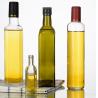 Buy cheap Clear Round Glass Olive Oil Bottle for Cooking Matte Surface Handling 100ml 200ml 300ml from wholesalers