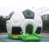 Buy cheap Outdoor Kids Party Time Football Inflatable Bouncy Castle with 0.55mm pvc tarpaulin from wholesalers