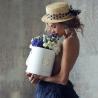 Buy cheap Custom Logo Cardboard Luxury Paper Gift Box Round Shape For Flower from wholesalers