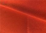 Semi Dull Orange Colour Polyester Spandex Fabric For Swimwear Underwear Leggings
