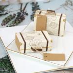 Sweety Food Container Paper Box 7.5g Kraft Paper Suitcase Gift Box