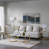 Buy cheap High quality hotel Madison Park Antonio Marble Table Stainless Steel Coffee Side End Table from wholesalers