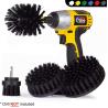 Buy cheap PP Nylon Basic Drill Cleaning Brush Attachment Black 4 Pack from wholesalers
