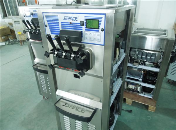 Buy cheap Commercial Soft Serve Three Flavor Ice Cream Machine Easy Operation from wholesalers