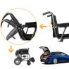 Buy cheap 12AH CE 12'' Motors Collapsible Electric Wheelchair from wholesalers