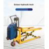 Buy cheap 2200LBS Electric Hydraulic Scissor Skid Jack Lifter 1150mm Fork Length from wholesalers