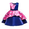 Buy cheap New Arrival Pink Wave Point Heart-Shaped Flower Girl Dress Disfraz Christmas Dress Disfraz Girl Dress Christmas Clothes from wholesalers