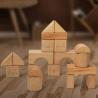 Buy cheap 20pcs Beech Burlywood Wooden Blocks Toys Natural Montessori Learning Education from wholesalers