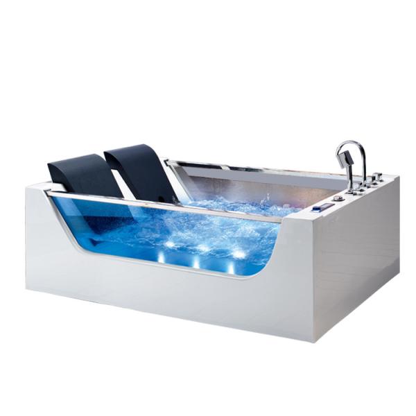 Buy cheap 6ft 2 Person Corner Bathtub Luxury With Bubble Jet Whirlpool Waterfall Indoor from wholesalers