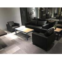 Buy cheap Wood Single Leather Sofa , DIOUS Office Reception Seating product
