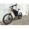 Buy cheap 19 Inch Full Suspension Electric Mountain Bike 5000w With Carbon Steel Frame Material from wholesalers
