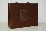 Custom Print Shopping Gift Paper Bags Laminated With Cloth Satin Silk Linen And