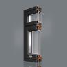Buy cheap 80mm Width Horizontal Opening Aluminum Casement Glass Windows For Commercial Buildings from wholesalers