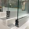 Buy cheap Floor Mounted U Channel Glass Railing With 12-23.52mm Tempered Laminated Glass from wholesalers