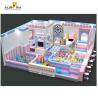 Buy cheap Outdoor Indoor Children Indoor Soft Play Equipment Commercial Pink For Playground from wholesalers