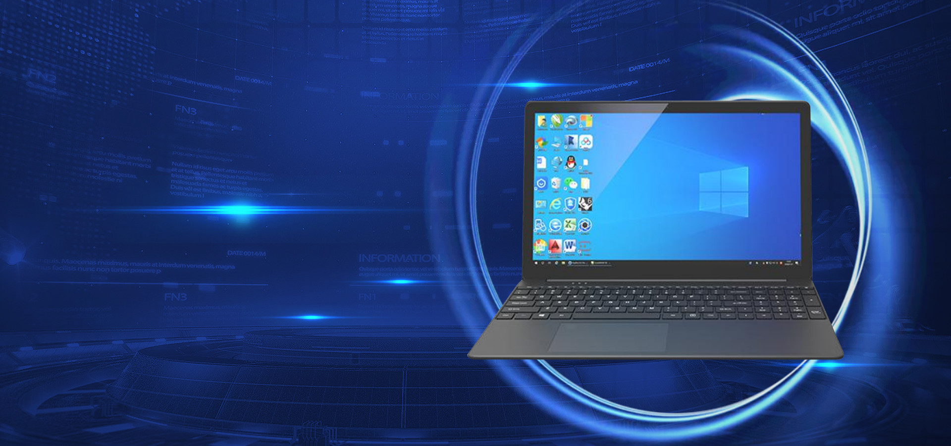 2.0MP Camera Big Screen Laptop