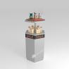Buy cheap GDR05-JC06 Beauty Display Rack with 40mm Iron Round Tube and 5mm Transparent Glass Cover for Mall Promotion Area from wholesalers