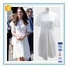 Buy cheap European Summer Fashion Elegant White Lace Cotton Dress Pattern Wholesale from wholesalers