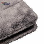28x16cm 70% Polyester 30% Polyamide Grey Microfiber Cloth Car Washing Glove Mitt