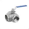Buy cheap Internal Thread 3 Way Ball Valve Stainless Steel Water General Use from wholesalers