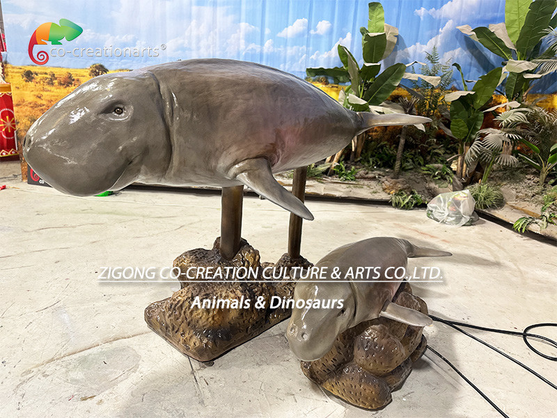 Animatronic Animals Simulation Dugong Animals For Aquarium Decoration