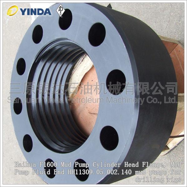 Haihua F1600 Mud Pump Cylinder Head Flange, Mud Pump Fluid End HH11309.05.002