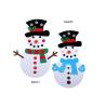 Buy cheap 31 PCS Detachable Ornaments 20 X 39 Inch DIY Felt Christmas Snowman Games Set from wholesalers