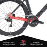Buy cheap Lightweight 54cm 56cm SAVA Full Carbon Road Bike Hydraulic Disc Brake Set from wholesalers