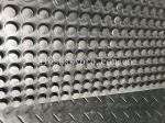 Heavy weight rubber mats black color and high round button embossment top