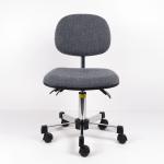 3 Or 2 Levels Adjustment Gray Fabric Ergonomic ESD Chairs Lifting Chair With