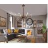 Buy cheap Wood frame Iron chandelier for indoor home lighting fixtures (WH-CI-62) from wholesalers