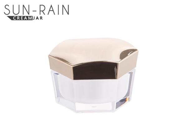 Buy cheap High end acrylic plastic cosmetic jars packaging 30ml 50ml ABS lid jar bottle SR23A2 from wholesalers