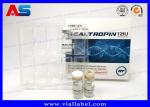 Trays Clear PVC SGS Plastic Blister Packaging For Vaccines Glass Vials 2ml a set